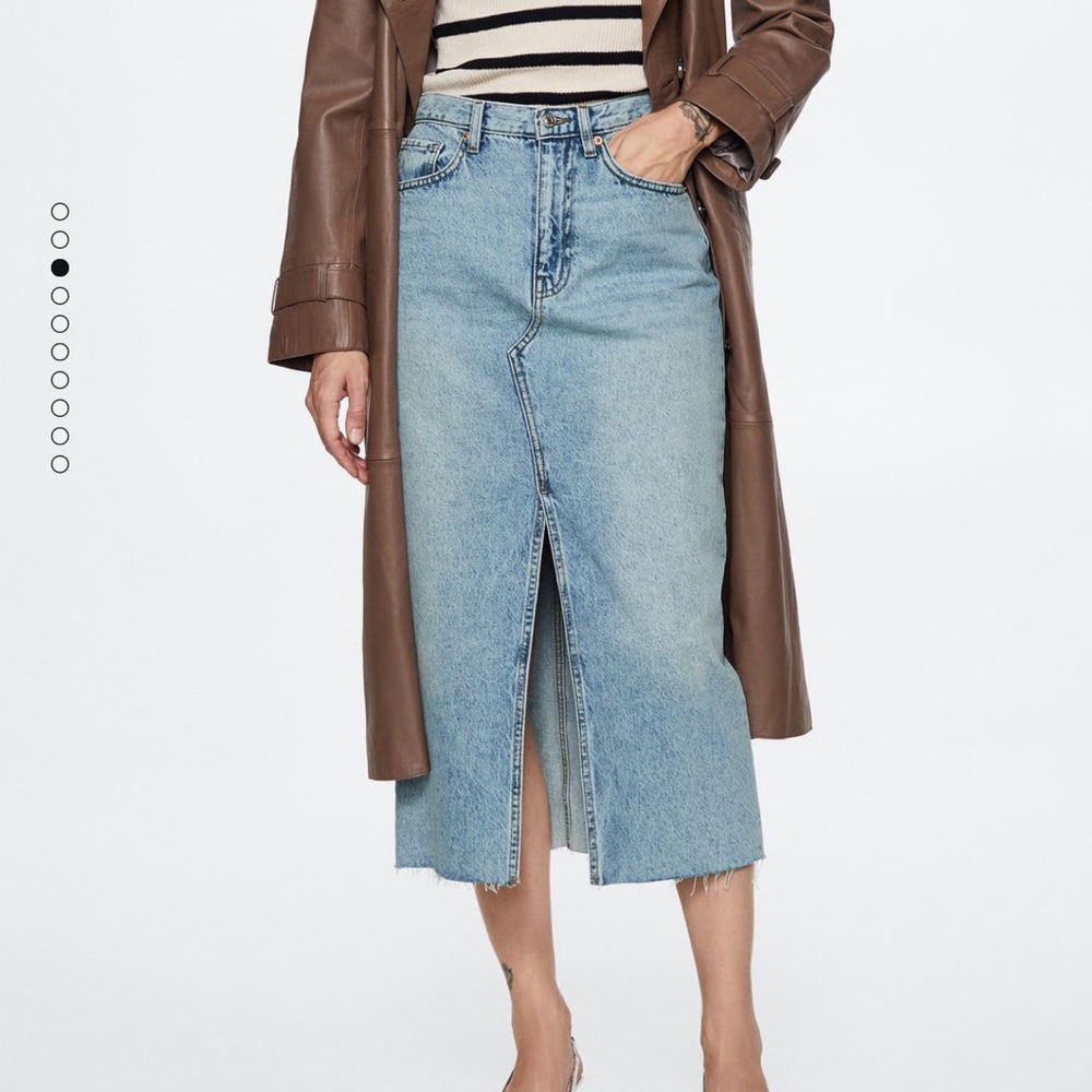 Mango Denim Skirt